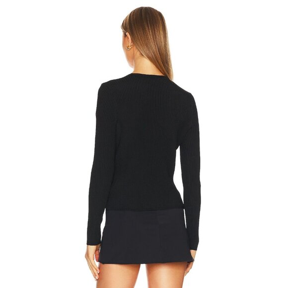 L'Agence Juno Sweater in Black - Picture 3 of 5
